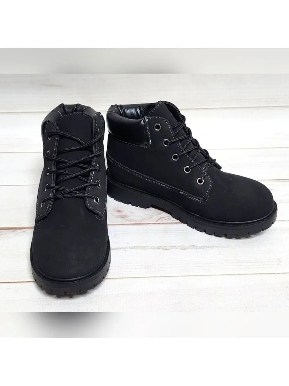 Outbound Trading Co Black Waterproof Boot - New In Box